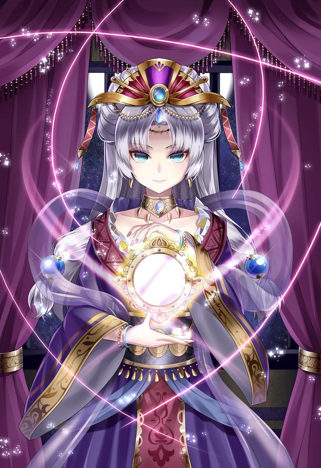 唯美国漫风格《三国罗曼史》游戏卡牌高清原画 女性版三国人物欣赏