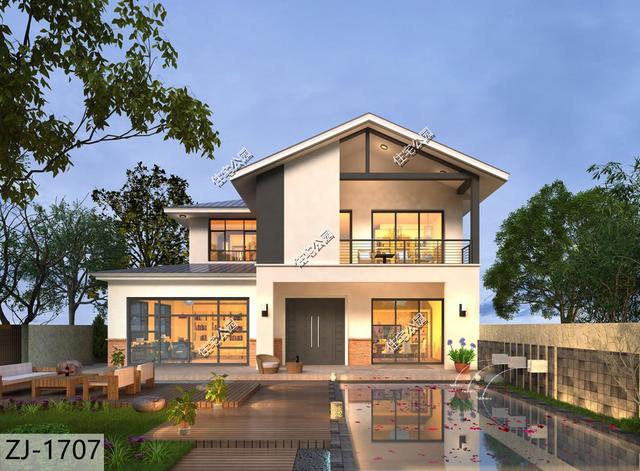 二层别墅设计图, 二层别墅设计图纸及效果图大全(2021年回农村养老)