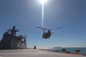 11国“最大军演”打响，发射爱国者剑指中国，解放军侦察船现身图片