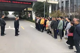 麒麟城乡投集团到曲靖一中麒麟学校参观学习文化建设和内部管理图片