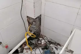 墙内主排水管开裂漏水怎么修？墙内主排水管漏水维修步骤图解图片