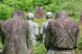 永远跪在中国墓园里的4个日兵雕像，日方要求拆掉，中国：3个条件图片