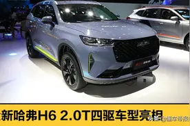 新车 | 想要多路况？全新哈弗H6 2.0T四驱亮相广州车展图片