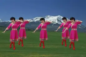 草原天籁歌曲《格桑花开》大气豪爽，32步广场舞好听更好看！