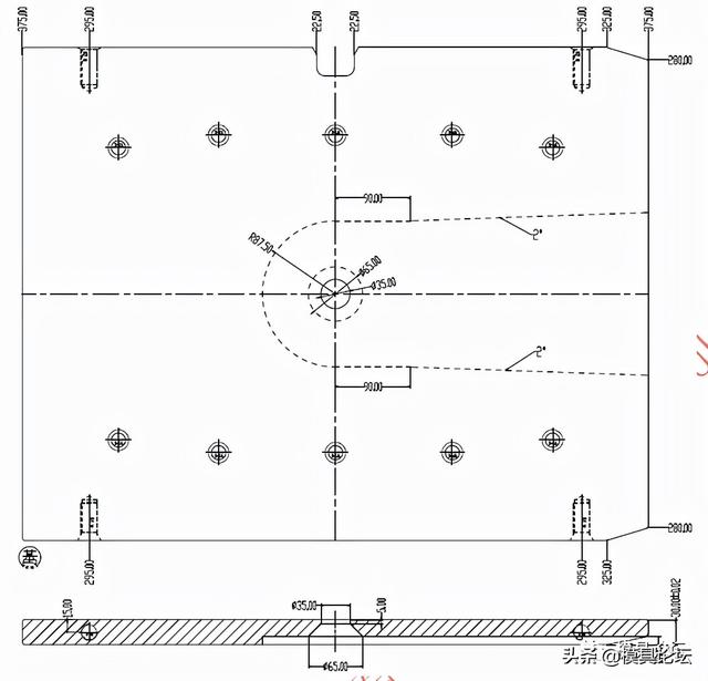 仪表窗面板注塑模具设计+3d