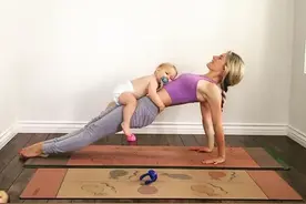 她瑜伽5年，从一胎到三胎，身材越来越好，颜值越来越高图片