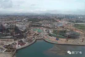 震撼航拍！厦门新体育中心建设传重大进展！白鹭体育场这里雏形初现图片