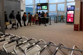 还有这种操作？女生戴假肚皮装孕妇 试图带宠物狗登机视频封面