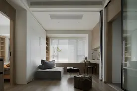 第一次见这么完美的小户型，套内43㎡两房一厅，还有分离式卫生间图片