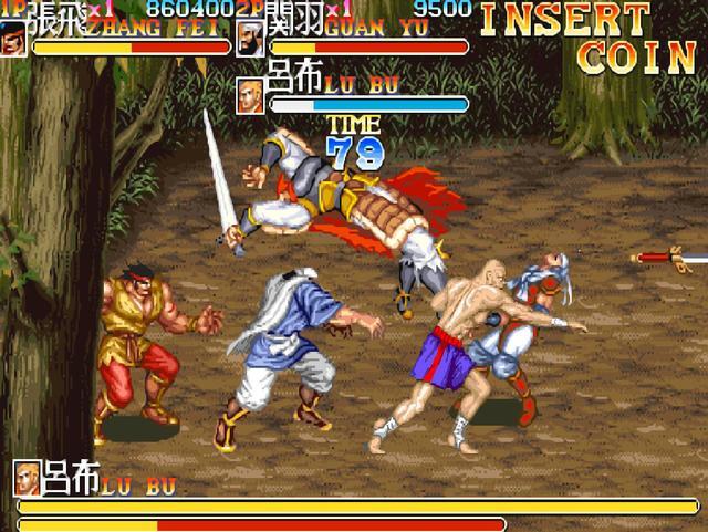 实锤了，街机游戏《三国志》所有招式都是抄袭的，当年还真没注意