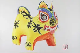 色铅彩绘 | 布老虎图片