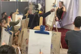 美术生初次画人体是一种怎样的体验呢？新手和老手的反应却不同图片