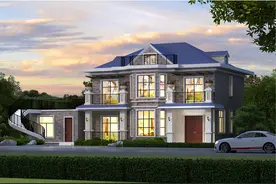 当别墅设计遇到与父母分开住，这种主屋结合偏房建房方式，真前卫图片