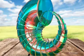 用SolidWorks画这个图形，你有思路吗？（随行阵列）图片