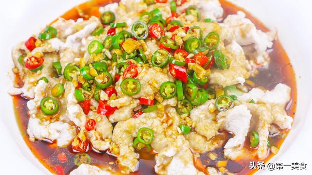 详解滑肉的做法（自从学会酸辣滑肉这个做法）