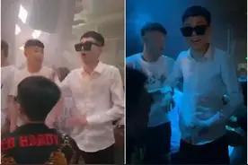 “社会摇”合体！高迪，牌牌琦、张二嫂相聚杭州夜店玩嗨。图片