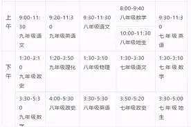 调整！南通市区期末统考时间提前图片