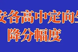 淮安2021年定向生降分整理，最高降34分，四大招生区域对应高中图片