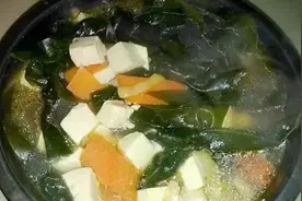 海带配豆腐，营养又安全图片
