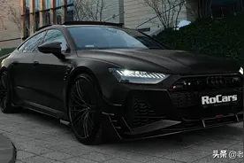 纯正黑武士，奥迪RS7，ABT碳纤维改装图片