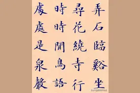 书法欣赏：白居易《遗爱寺》《夜雨》图片