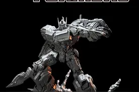 AzureSea Studio公布 孩之宝授权 变形金刚 擎天柱雕像灰模图片