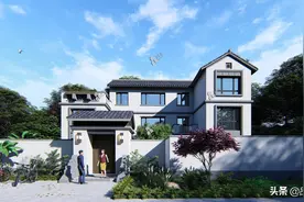 三层中式田园风别院，乡间一方小院的生活才是最惬意的图片