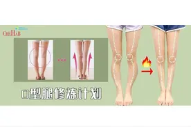 拯救O型罗圈腿，每天10分钟练出细直女神腿图片