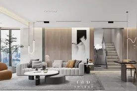 从毛坯房开始，158㎡装修记录，挑空客厅+超强收纳，半包21万完工图片