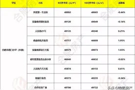 合肥10月学区房价格曝光！最高4.9万/㎡+某小区降价3815元/㎡图片