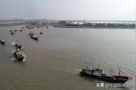 江苏南通：渔船重新出海图片