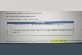 什么情况？香港账户朋友之间转账被银行要求解释说明？图片