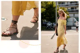 清凉一夏的“罗马鞋”，挑战“极简”穿搭，让你轻松抢镜吸睛图片