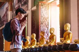 说要躺平的我，却在寺庙支楞了起来图片
