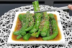佛山盐步的特色蔬菜“秋茄”你吃过吗？翠绿纤细，吃1口鲜嫩清甜图片
