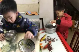​“老师让带一万颗豆”妈妈陪娃数到凌晨，质问老师却被“打脸”图片