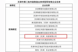 捷报！天津经开区又出“冠军”企业！图片