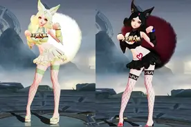 王者荣耀：玩家自制妲己星元皮肤，夏日皮肤专属，九尾白狐爱了图片