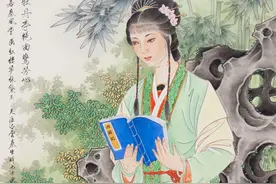 传统工笔仕女画传承人秦生并弟子作品展在青岛金石博物馆开幕图片