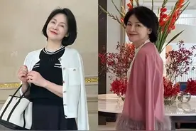 精致的50、60岁女人，秋天一定要有“羊绒开衫”！散发细腻女人味图片