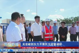 吴岩峻到东方开展民主监督调研图片