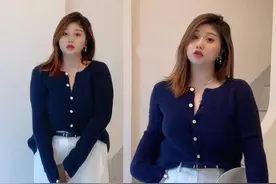 谁说胖女孩与时尚无缘？150斤+苹果型身材，她照样美得不像话图片