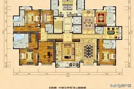 540平米奢华大平层，主卧像总统套房图片