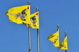 韩国的太极八卦国旗，曾是朝鲜想借用大清国旗遭拒后，慈禧所赐赐图片