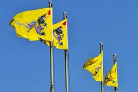 韩国的太极八卦国旗，曾是朝鲜想借用大清国旗遭拒后，慈禧所赐赐图片