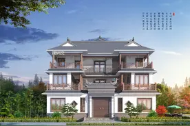 湖南娄底一老板建四合院别墅，请全乡人吃饭3天，可牛了图片
