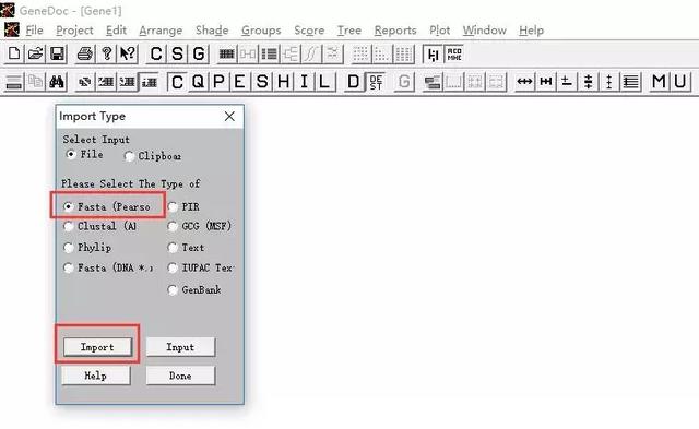 GeneDoc绘制漂亮的多重序列比对图