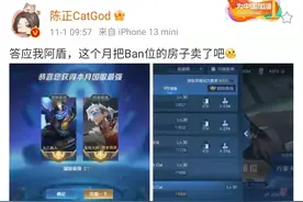 AG猫神晒出国服鲁班大师和太乙，盾山不ban也能国服，确实挺努力图片