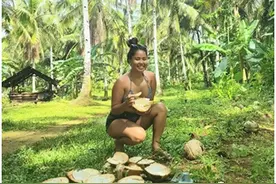 菲律宾美女“隔离”期间的海岛生活……图片