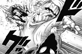 一拳超人：邦古救出背心尊者，杰诺斯抱走龙卷，牙龈已死图片